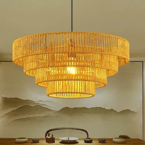 Đèn Thả trần HÌNH TRỤ 4 LỚP QUẤN THỪNG - D400